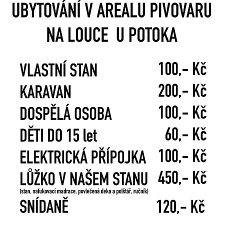 V Arealu Pivovaru Maly Janek S Vlastnim Stanem Campsite Pribram