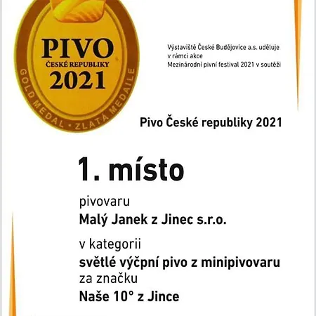 V Arealu Pivovaru Maly Janek S Vlastnim Stanem Campsite